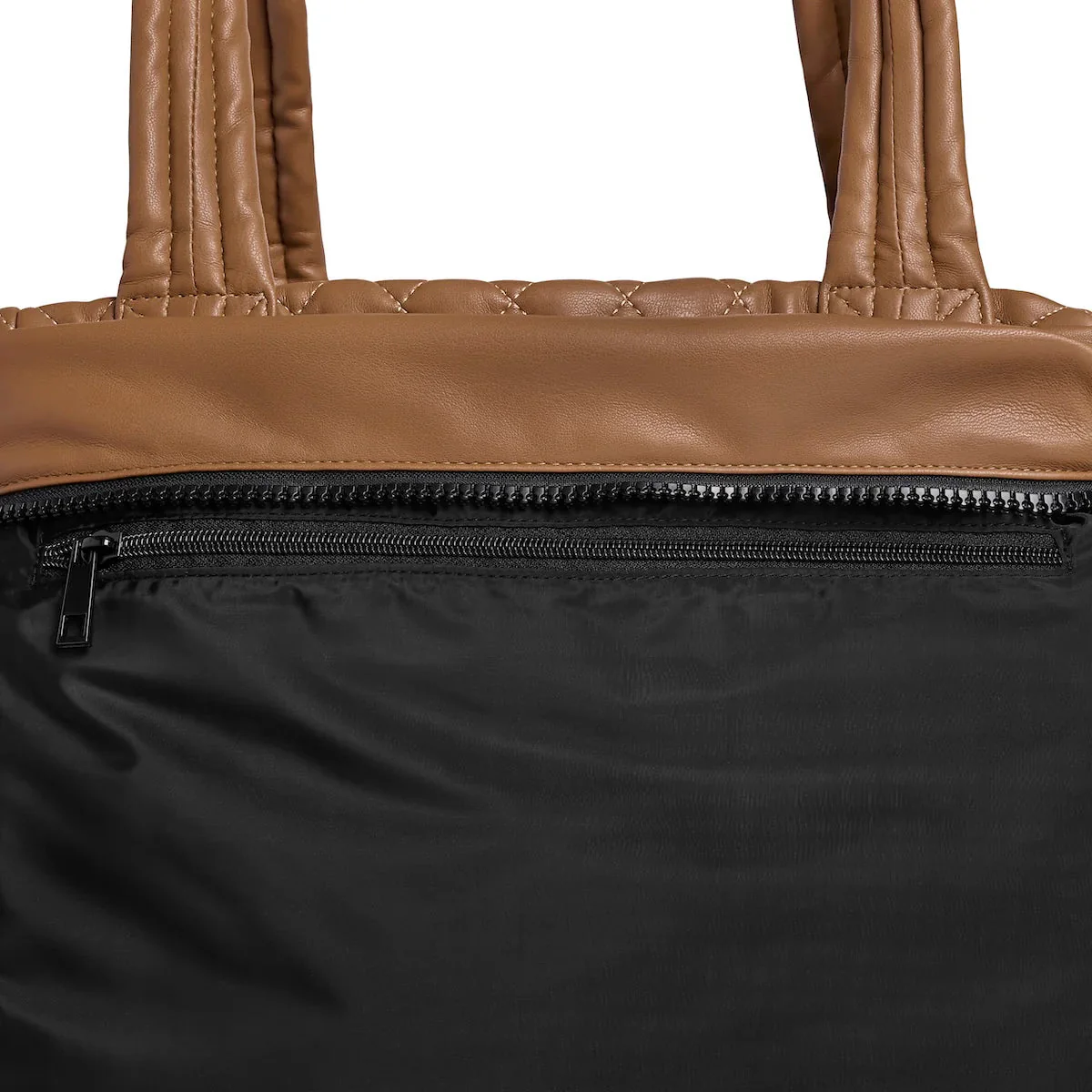 WOMEN'S VOORAY NAOMI TOTE | QUILTED TAN - Image 3
