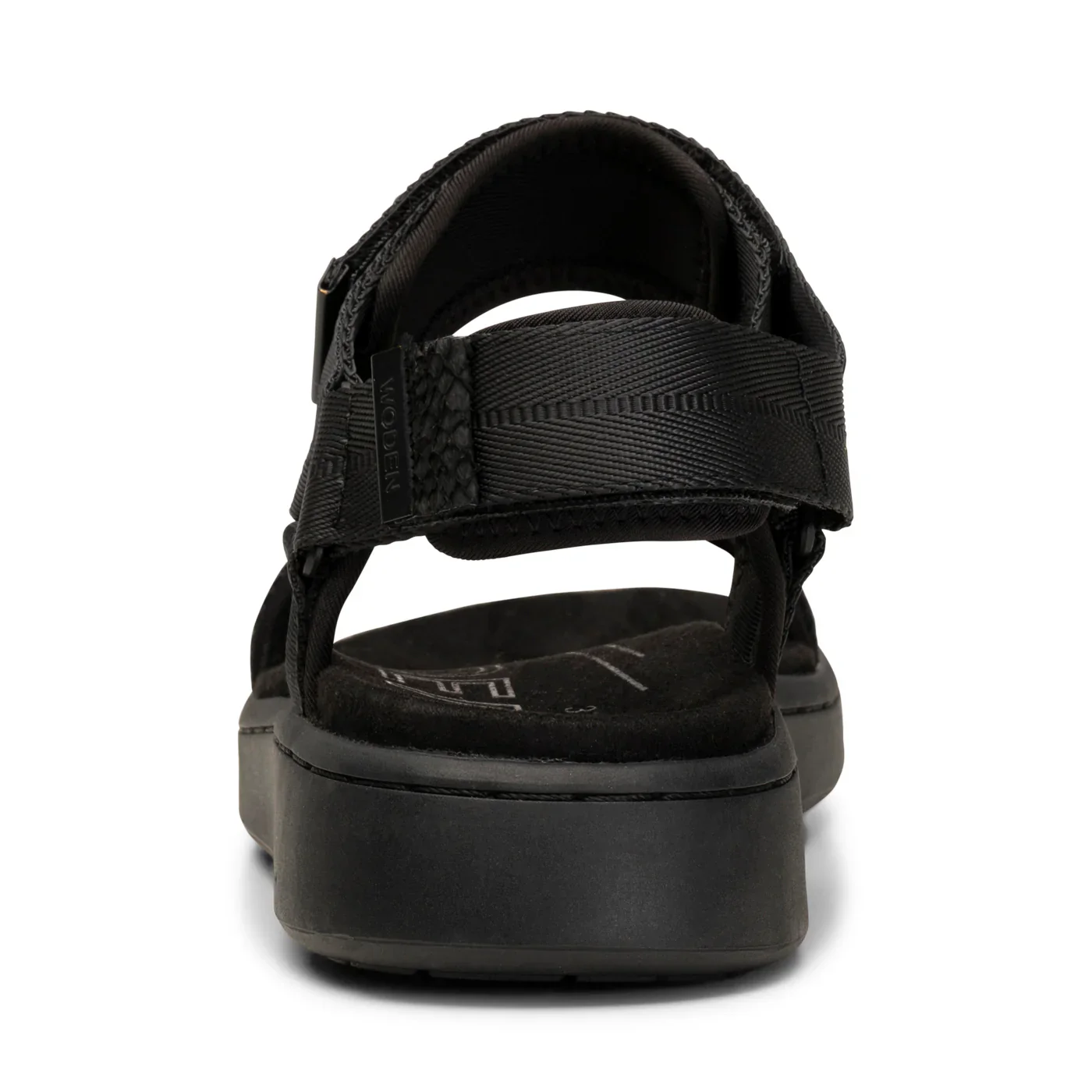 WOMEN'S WODEN LINE SANDAL | BLACK / BLACK - Image 6