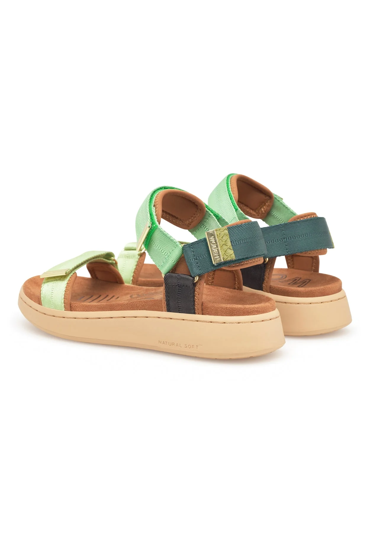 WOMEN'S WODEN LINE SANDAL | APPLE GREEN MULTI - Image 4