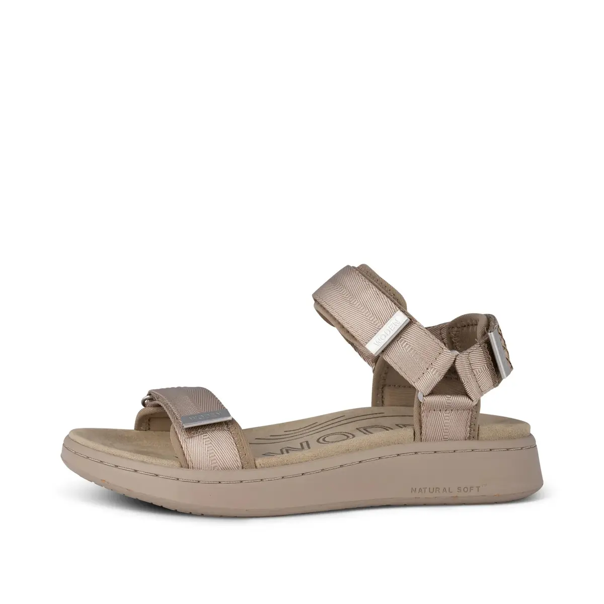 WOMEN'S WODEN LINE SANDAL | SILVER MINK - Image 2