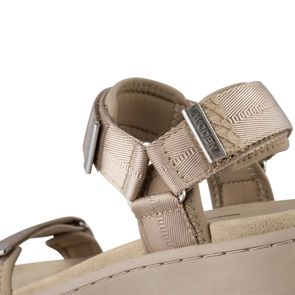 WOMEN'S WODEN LINE SANDAL | SILVER MINK - Image 6