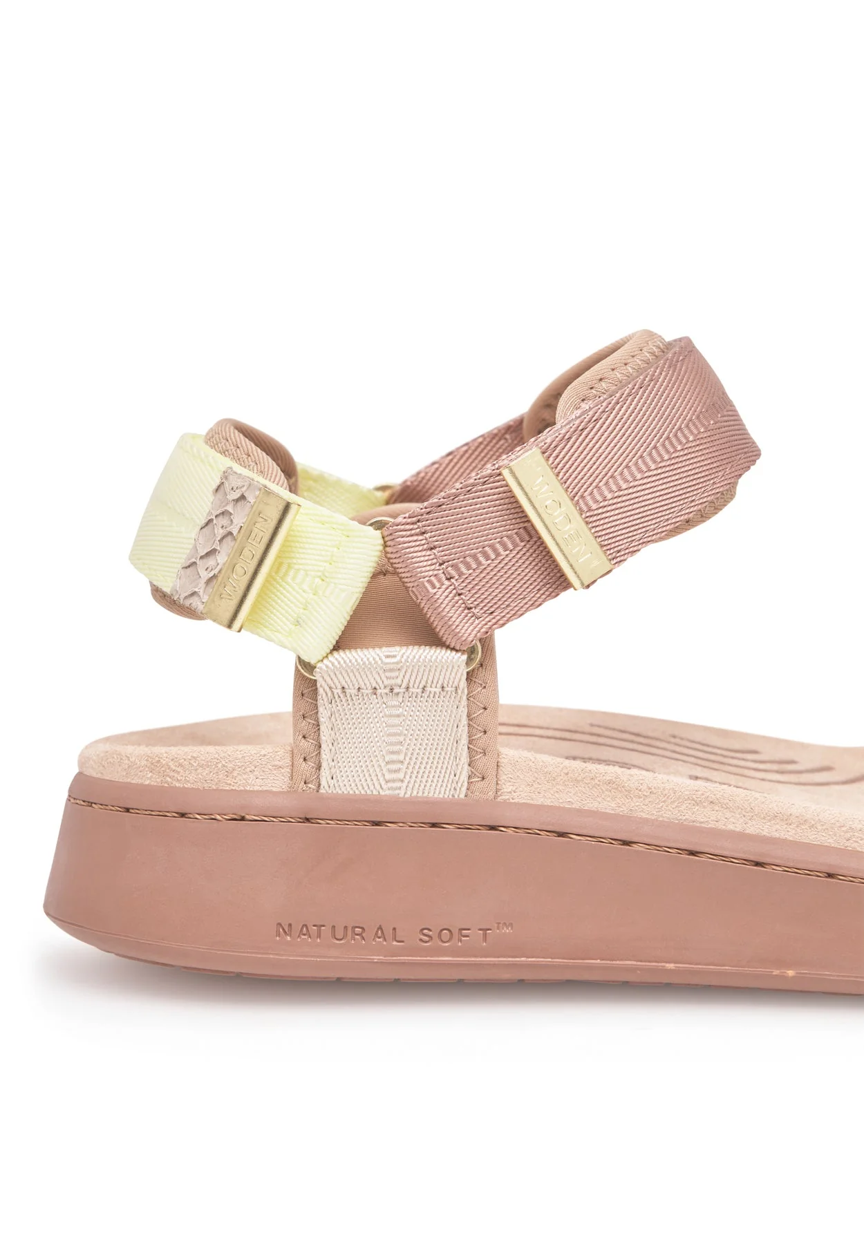 WOMEN'S WODEN LINE TRICOLOR SANDAL | TAUPE MULTI - Image 5