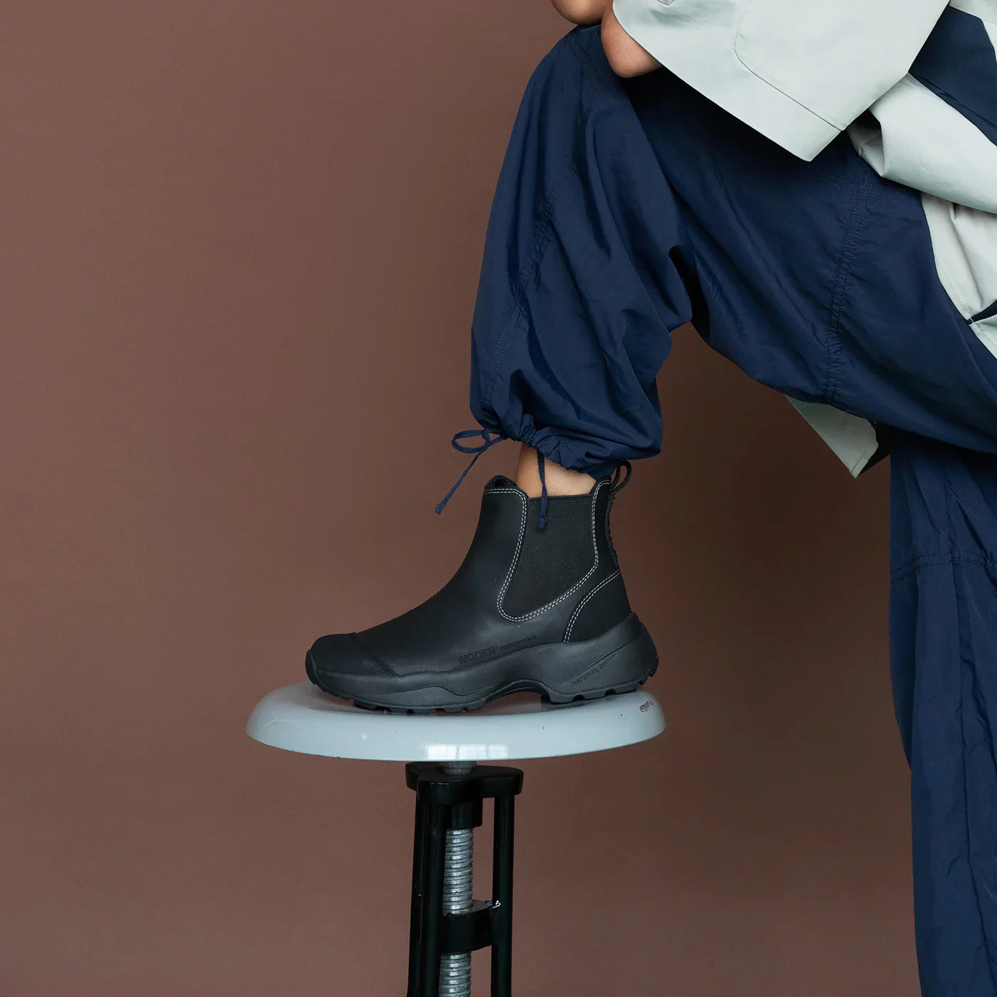 WOMEN'S WODEN SIRI WATERPROOF BOOT | BLACK | BLACK - Image 9