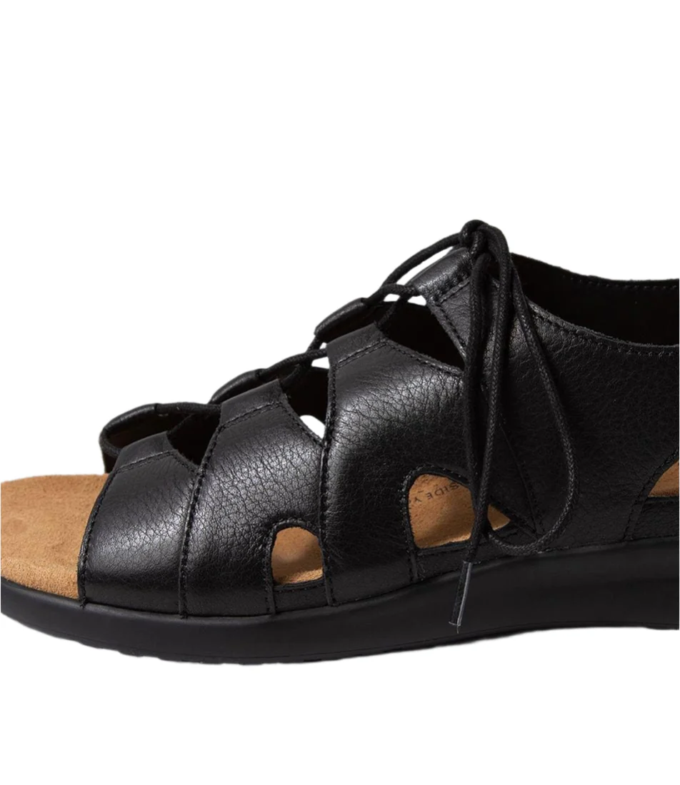 WOMEN'S ZIERA BARNETT | BLACK LEATHER - Image 6