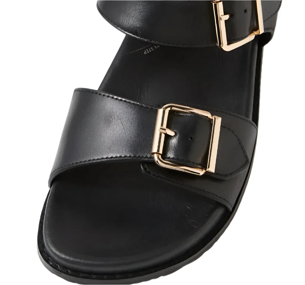 WOMEN'S ZIERA HASTICE | BLACK LEATHER - Image 4