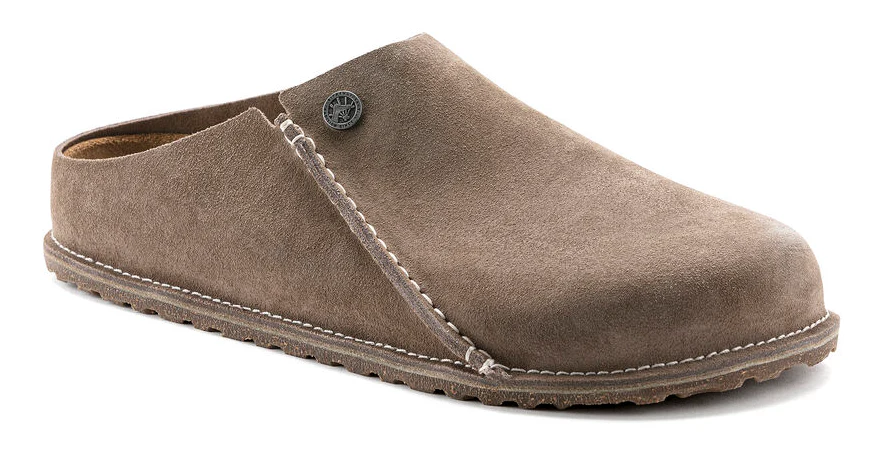 UNISEX BIRKENSTOCK ZERMATT PREMIUM SUEDE CLOG | GRAY TAUPE - Image 3